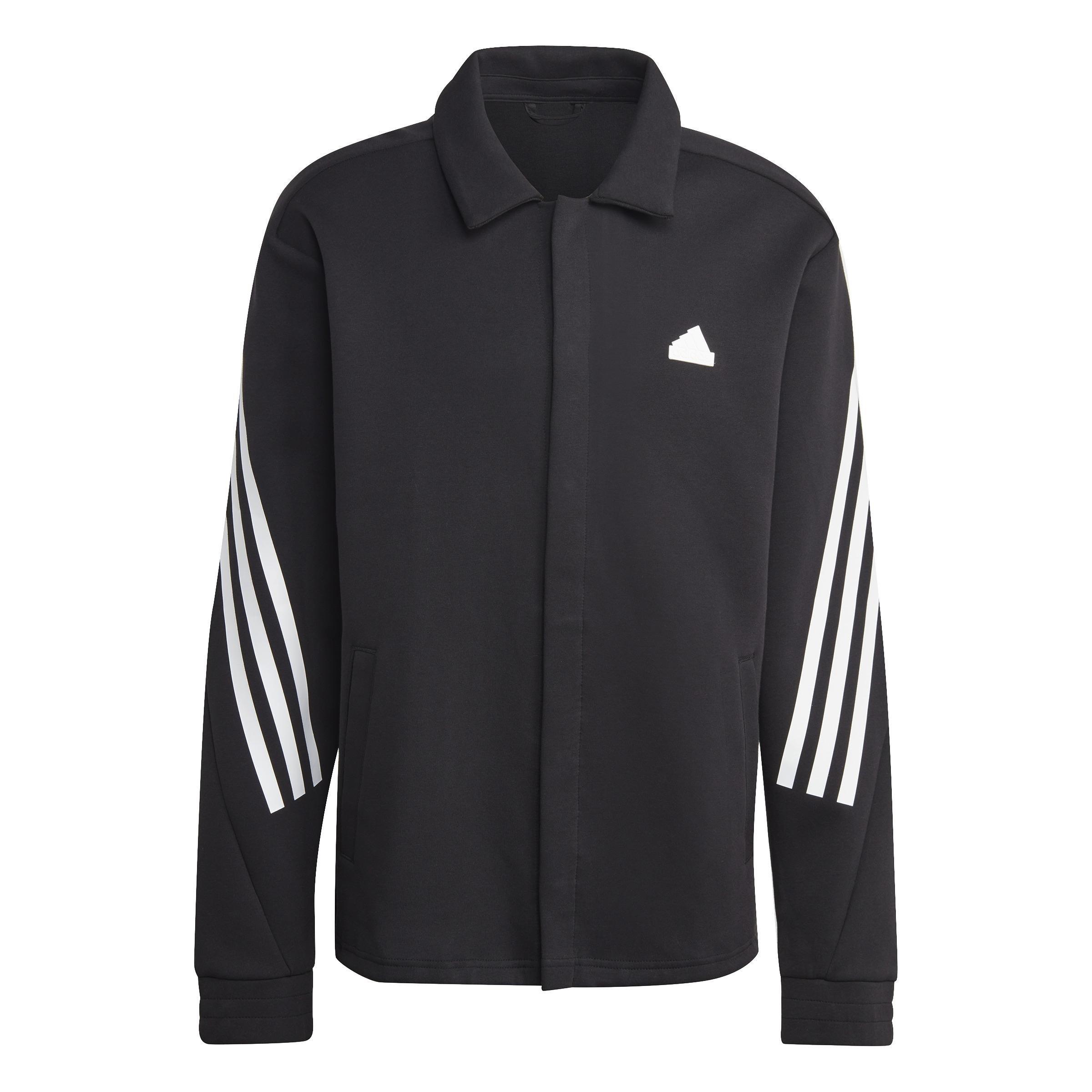 Future Icons 3-Stripes Coaches Jacket, Black, A901_ONE, large image number 1
