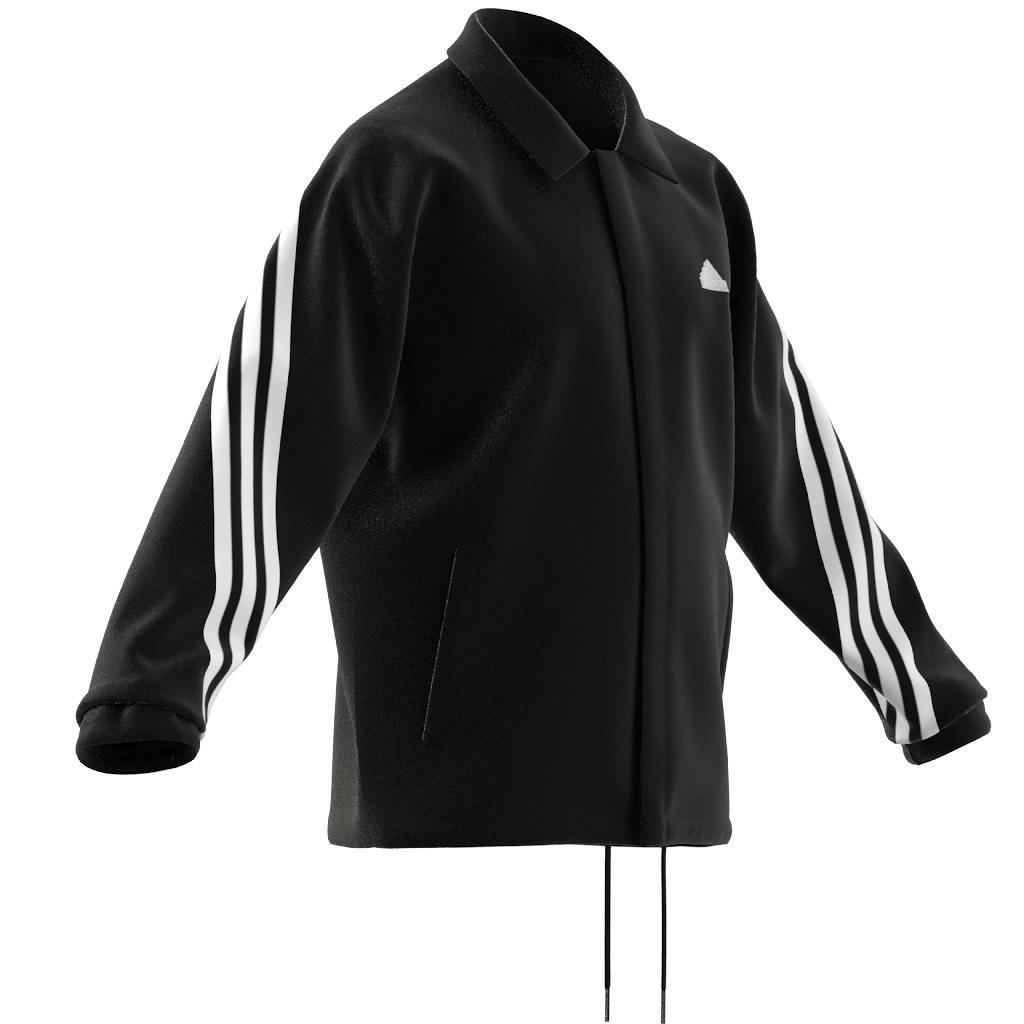 Future Icons 3-Stripes Coaches Jacket, Black, A901_ONE, large image number 2