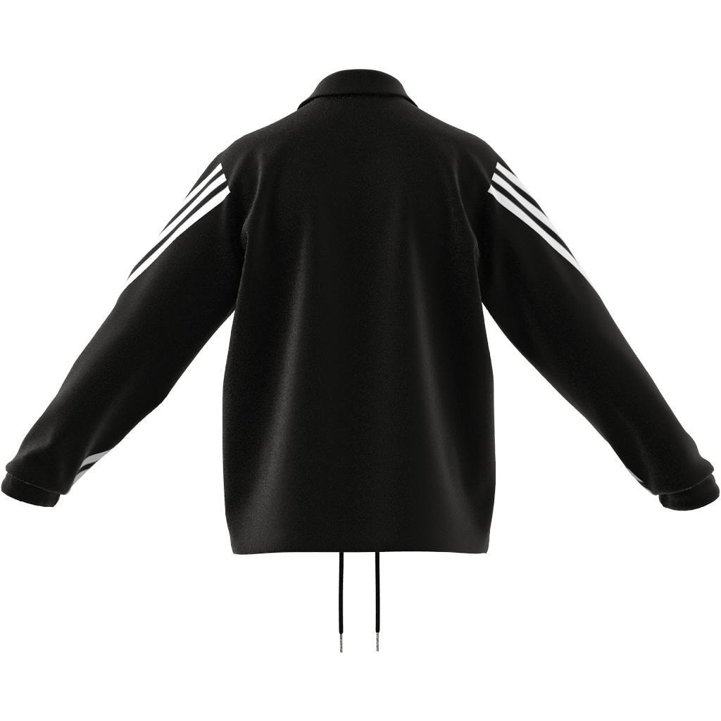Future Icons 3-Stripes Coaches Jacket, Black, A901_ONE, large image number 3