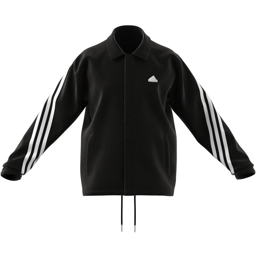 Future Icons 3-Stripes Coaches Jacket, Black, A901_ONE, large image number 4