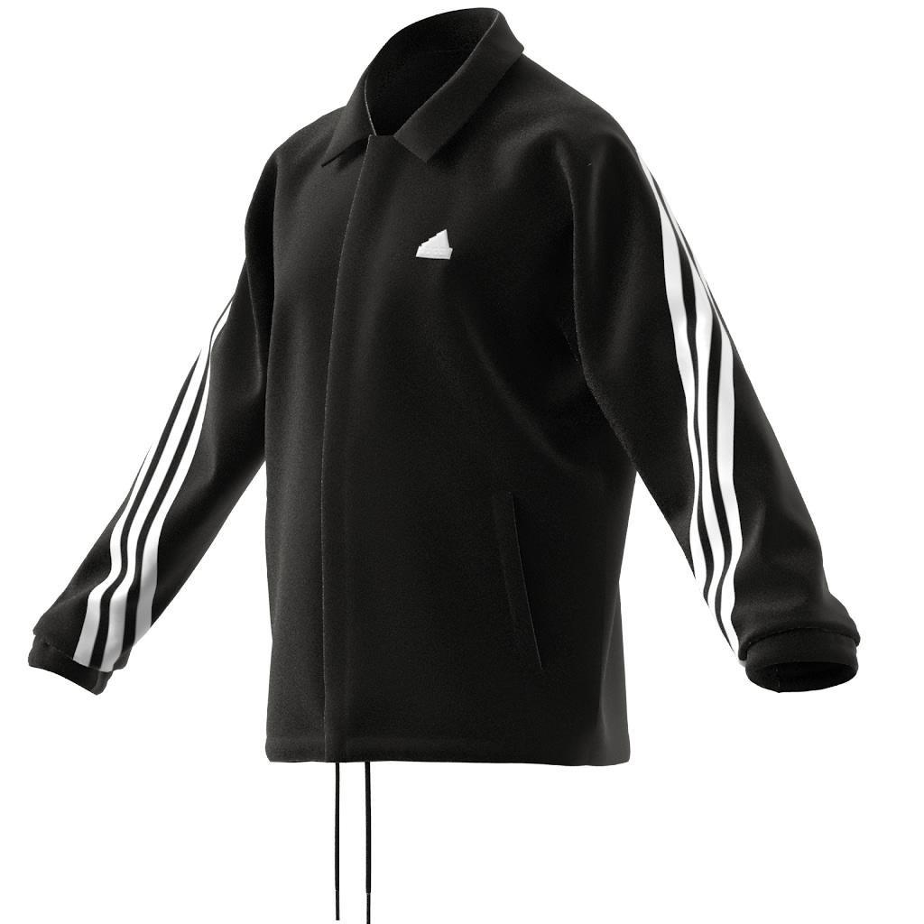 Future Icons 3-Stripes Coaches Jacket, Black, A901_ONE, large image number 5