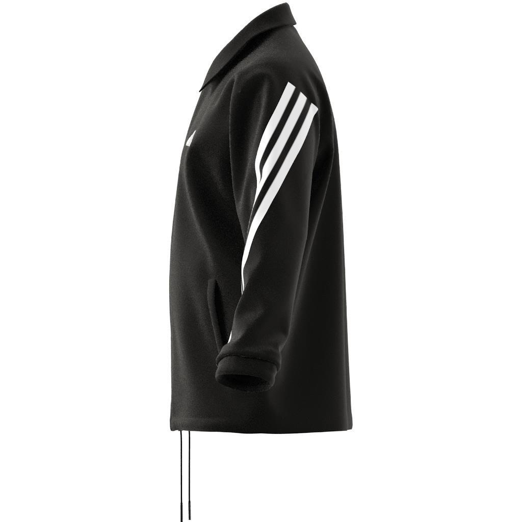 Future Icons 3-Stripes Coaches Jacket, Black, A901_ONE, large image number 6