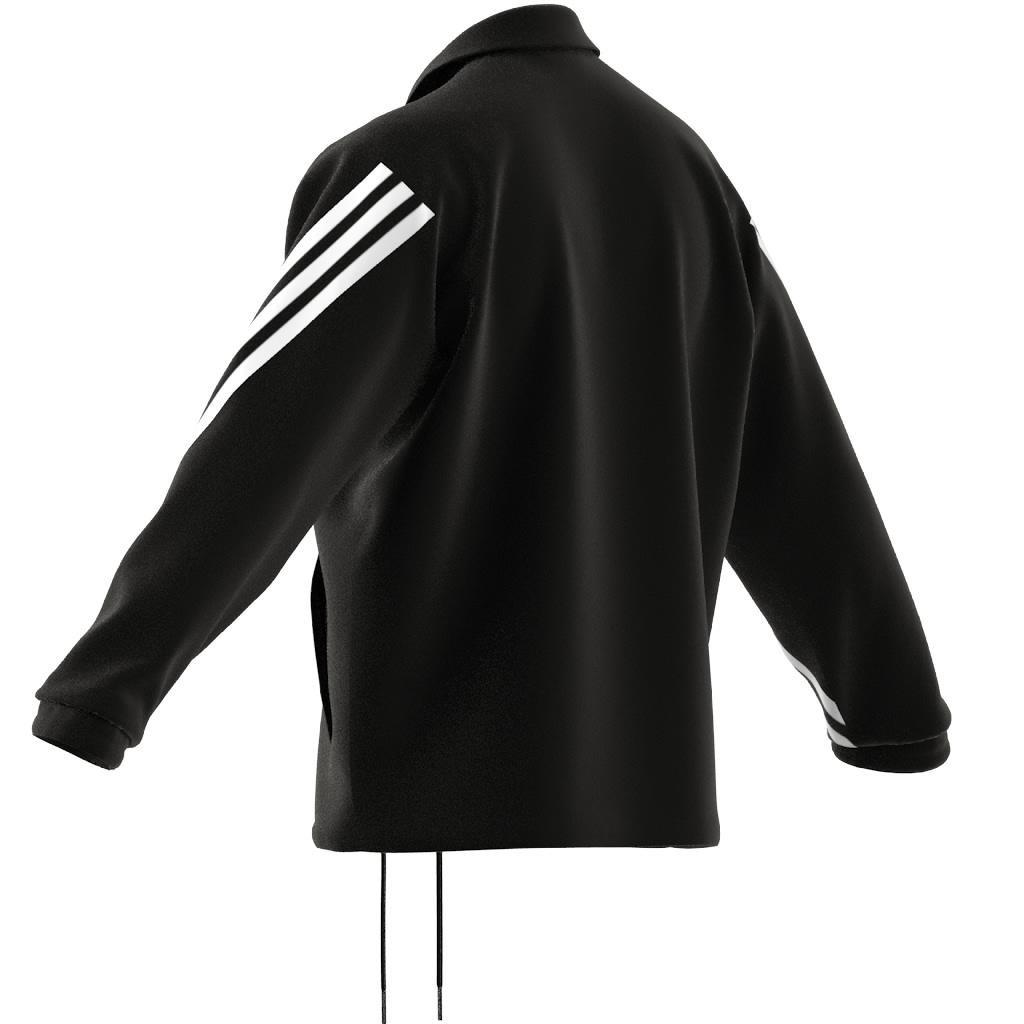 Future Icons 3-Stripes Coaches Jacket, Black, A901_ONE, large image number 8