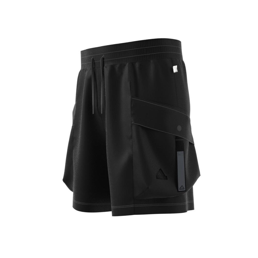 City Escape Cargo Shorts, Black, A901_ONE, large image number 7
