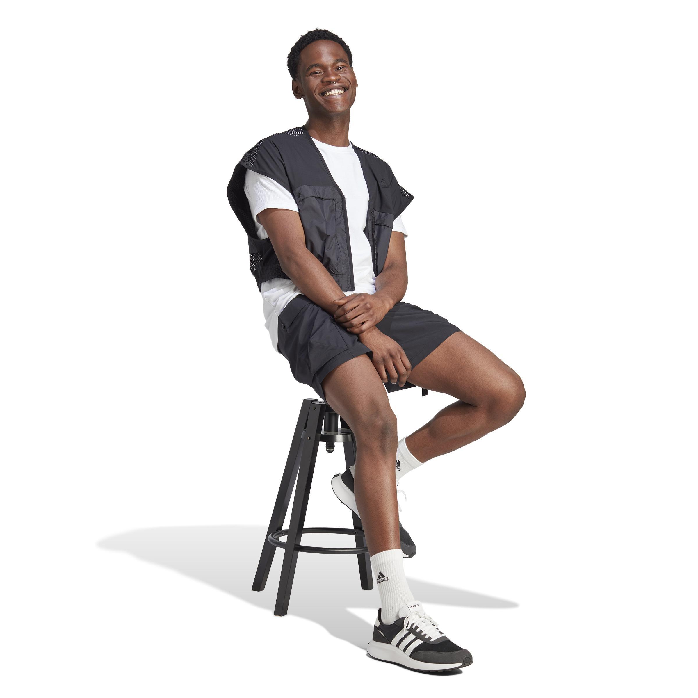 City Escape Cargo Shorts, Black, A901_ONE, large image number 8