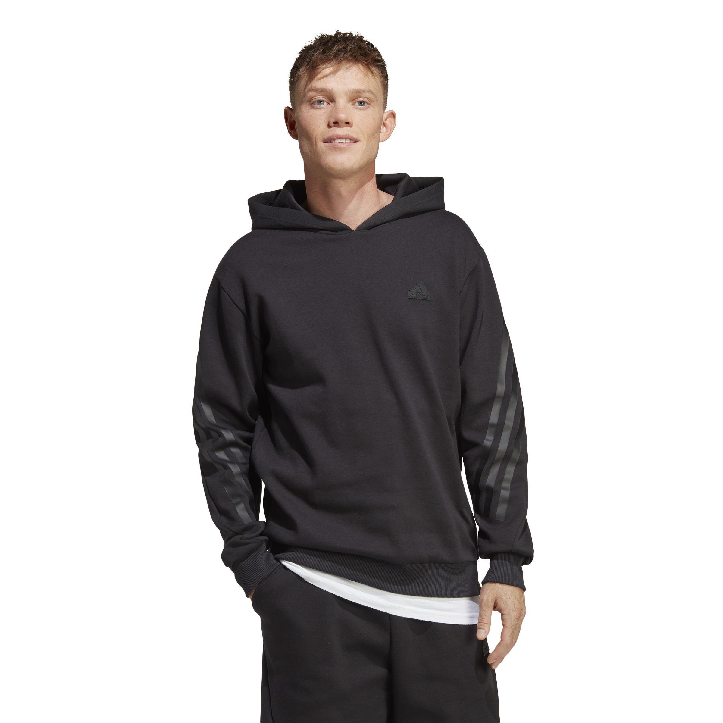 Future Icons 3-Stripes Hoodie, Black, A901_ONE, large image number 0