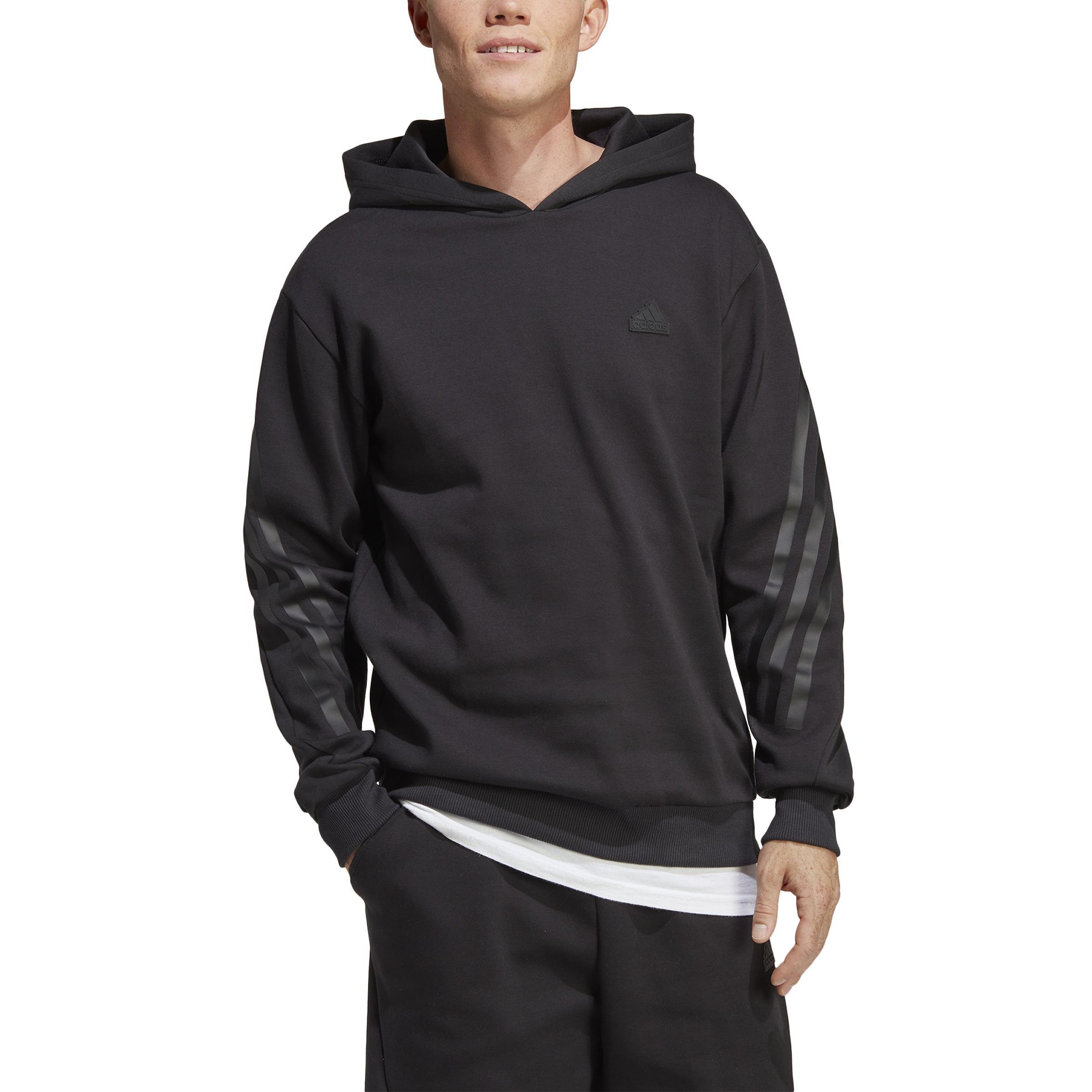 Future Icons 3-Stripes Hoodie, Black, A901_ONE, large image number 2