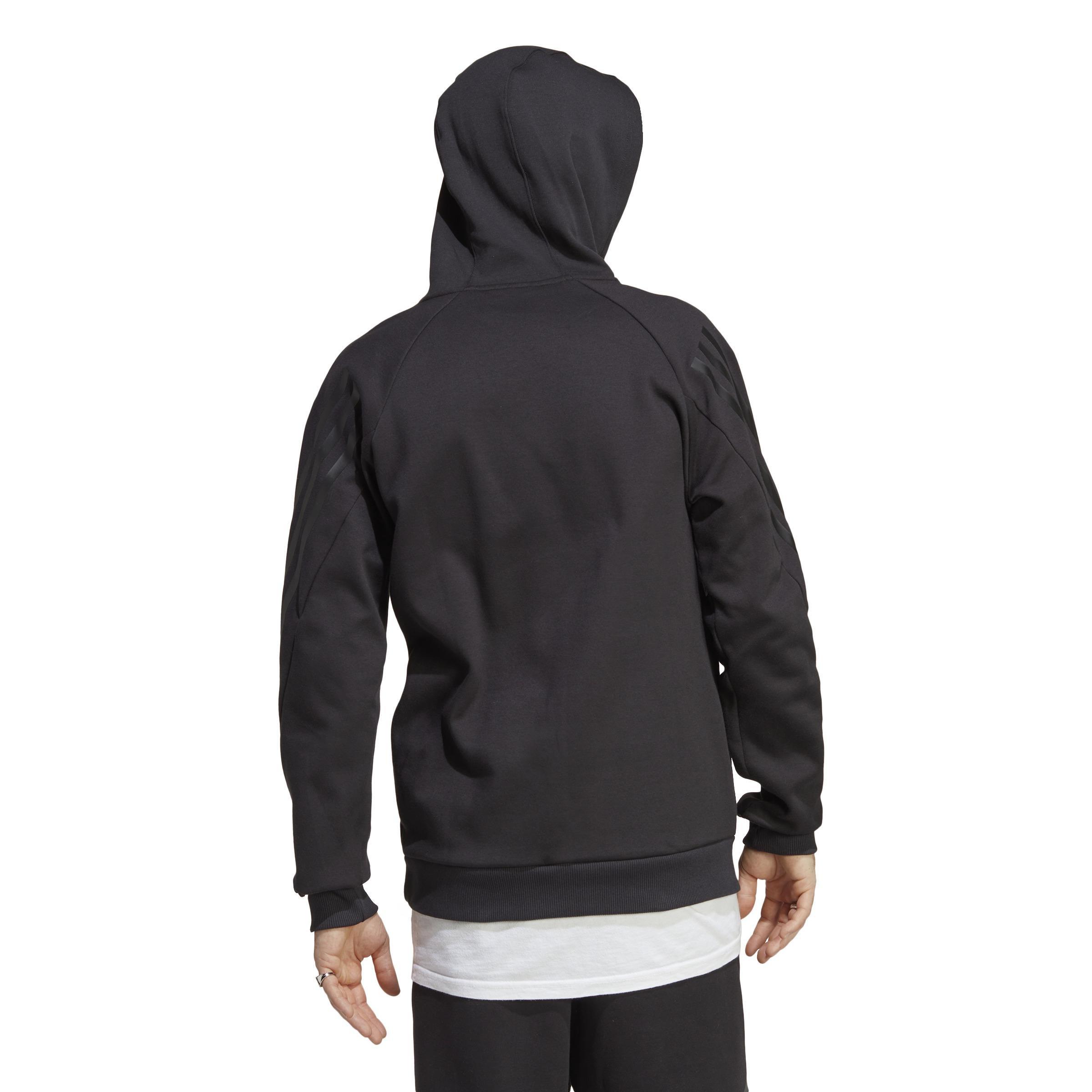 Future Icons 3-Stripes Hoodie, Black, A901_ONE, large image number 5