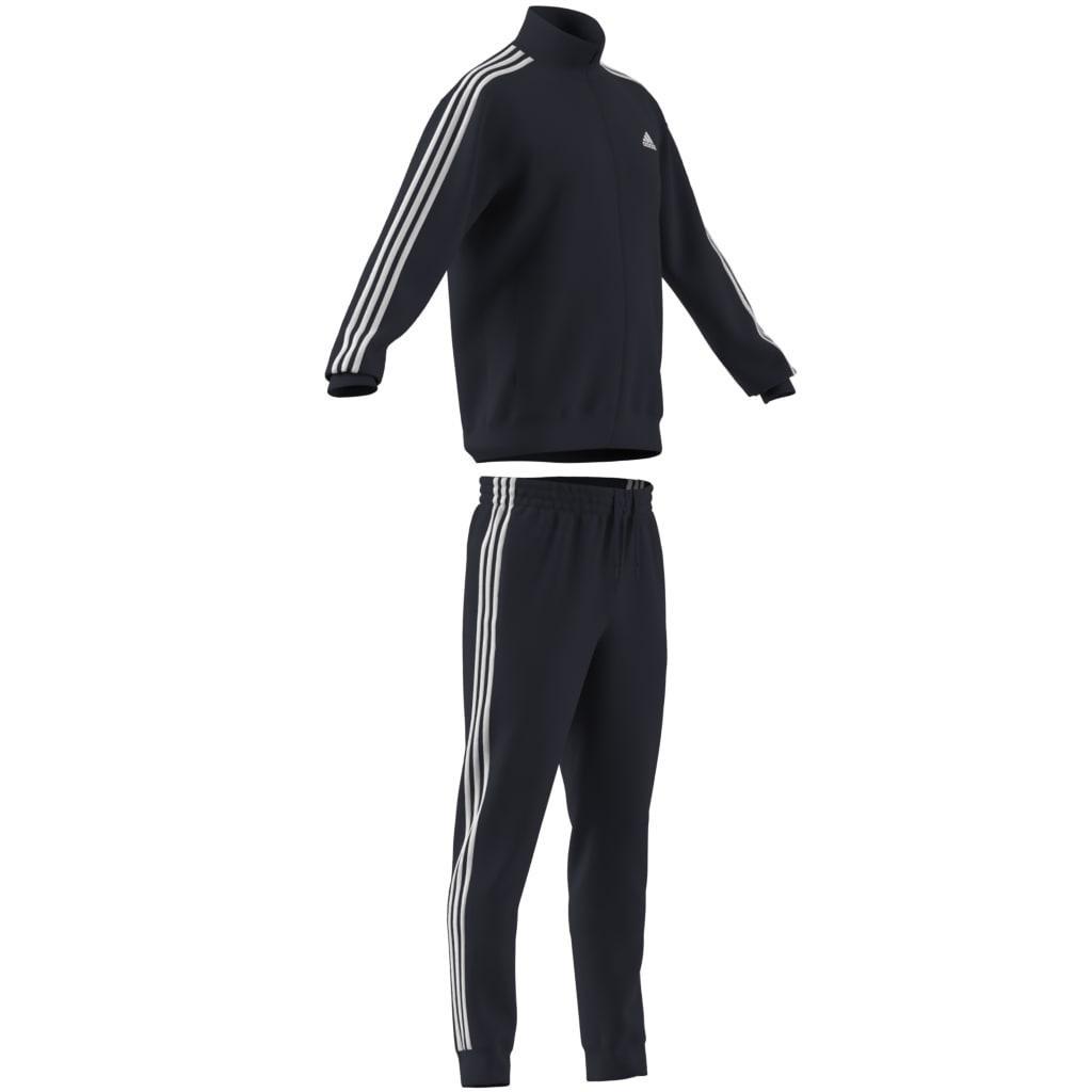 Basic 3-Stripes Tricot Tracksuit, Black, A901_ONE, large image number 8
