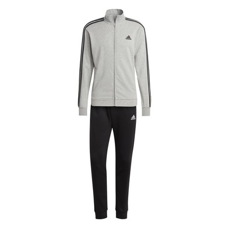 Men Basic 3-Stripes French Terry Tracksuit, Grey, A901_ONE, large image number 1