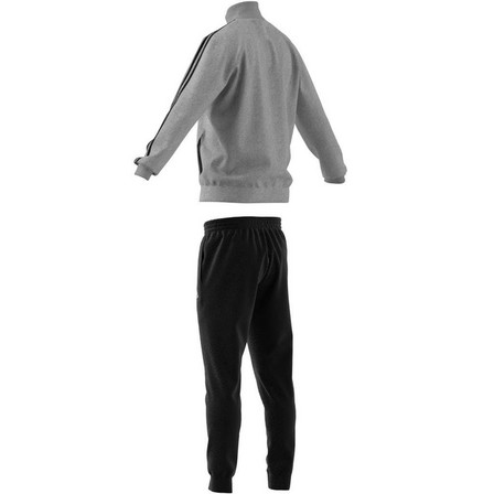 Men Basic 3-Stripes French Terry Tracksuit, Grey, A901_ONE, large image number 7