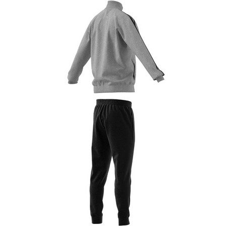 Men Basic 3-Stripes French Terry Tracksuit, Grey, A901_ONE, large image number 14