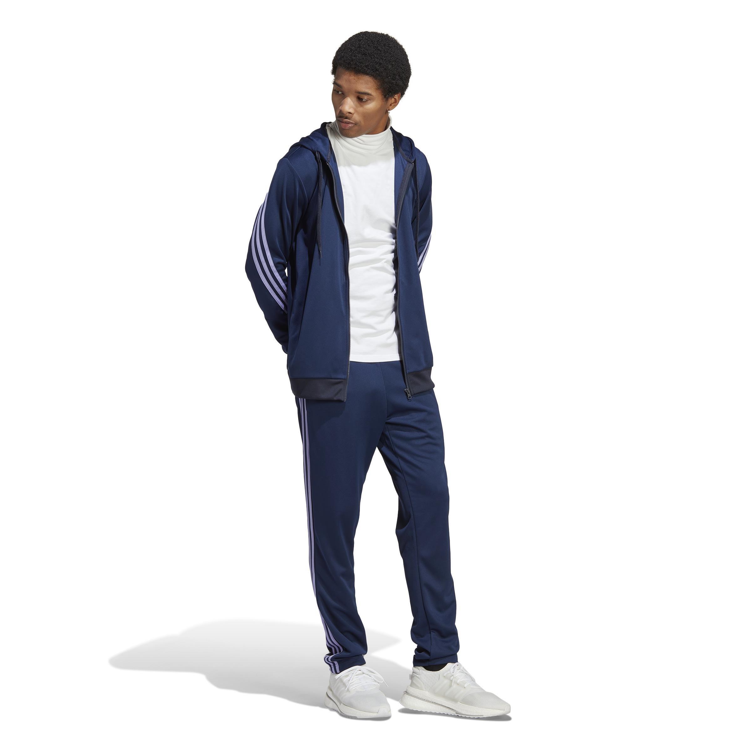 3-Stripes Tracksuit, Blue, A901_ONE, large image number 0