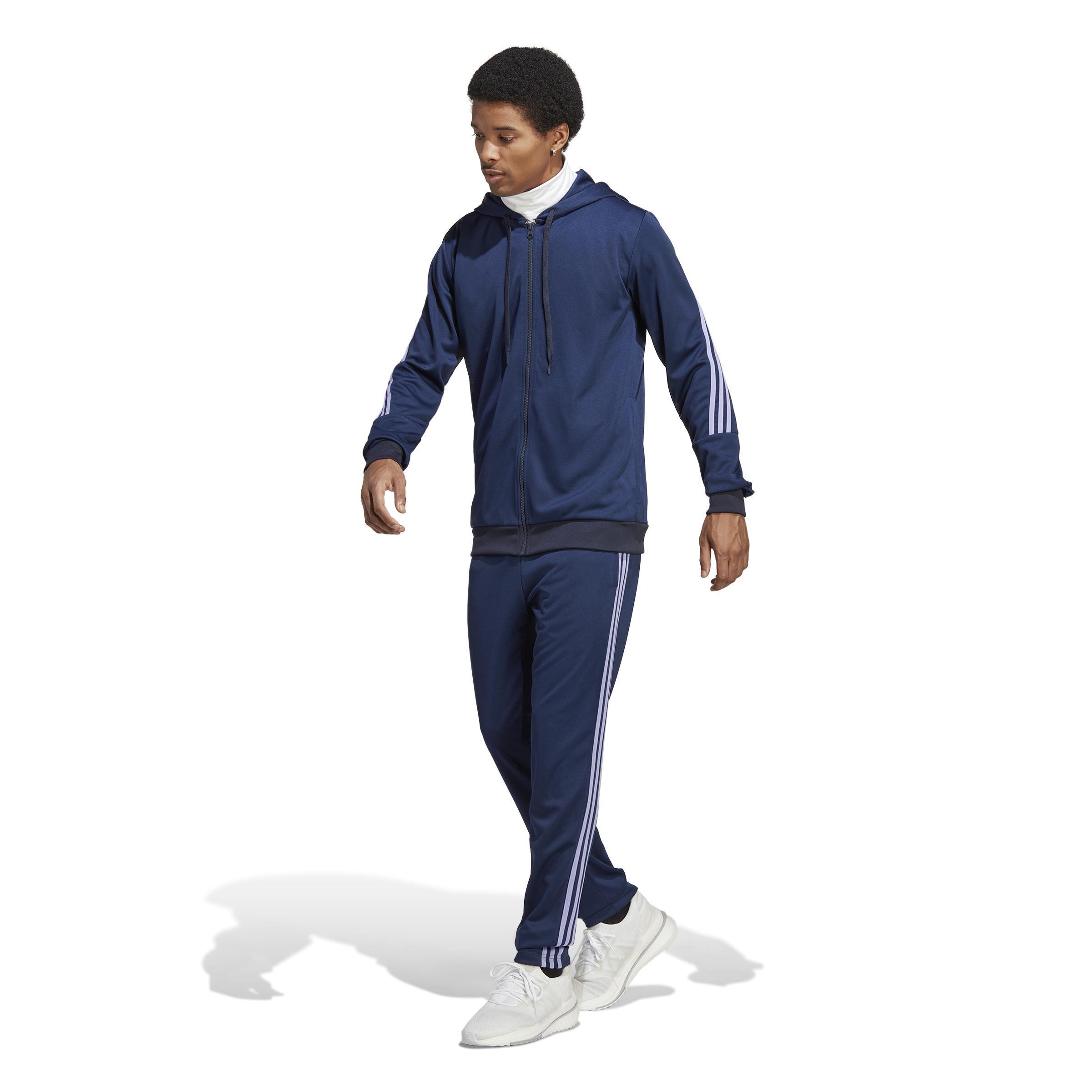 3-Stripes Tracksuit, Blue, A901_ONE, large image number 1