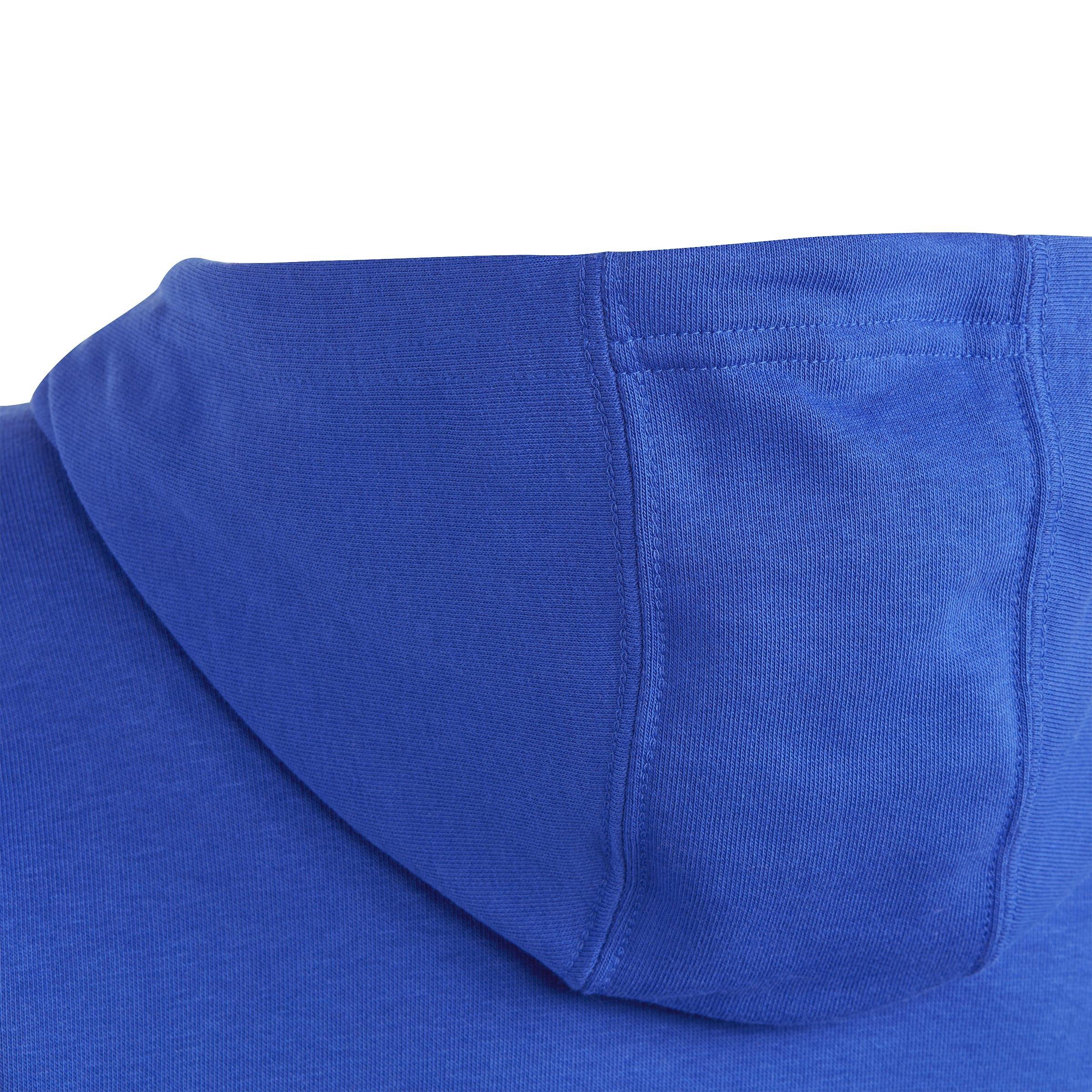 Kids Unisex Big Logo Essentials Cotton Hoodie, Blue, , large image number 3