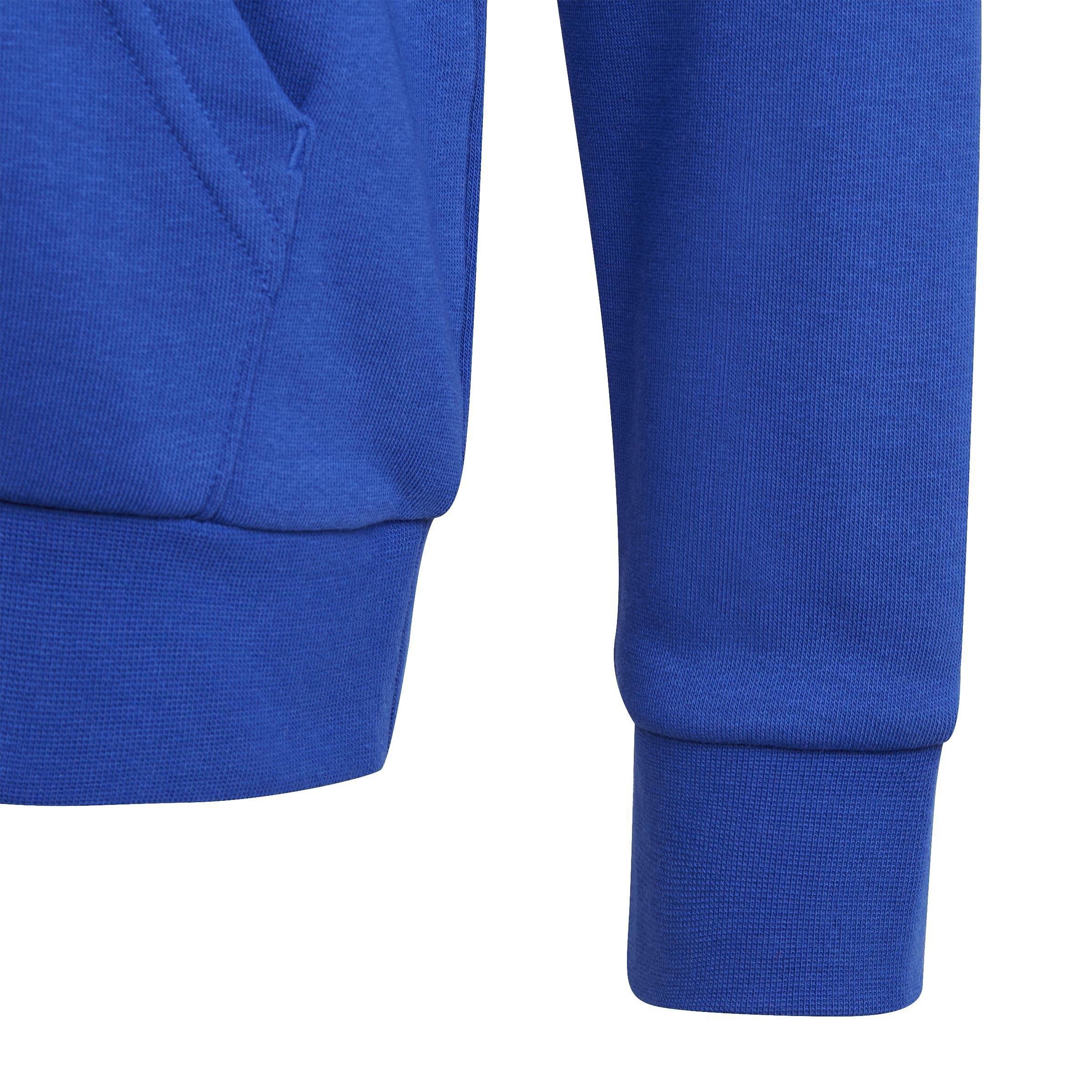 Kids Unisex Big Logo Essentials Cotton Hoodie, Blue, , large image number 4