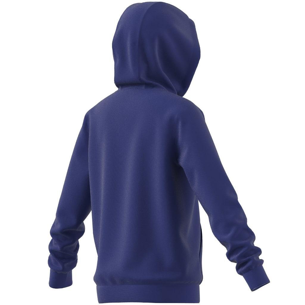 Kids Unisex Big Logo Essentials Cotton Hoodie, Blue, , large image number 11