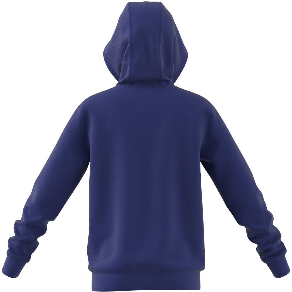 Kids Unisex Big Logo Essentials Cotton Hoodie, Blue, , large image number 12