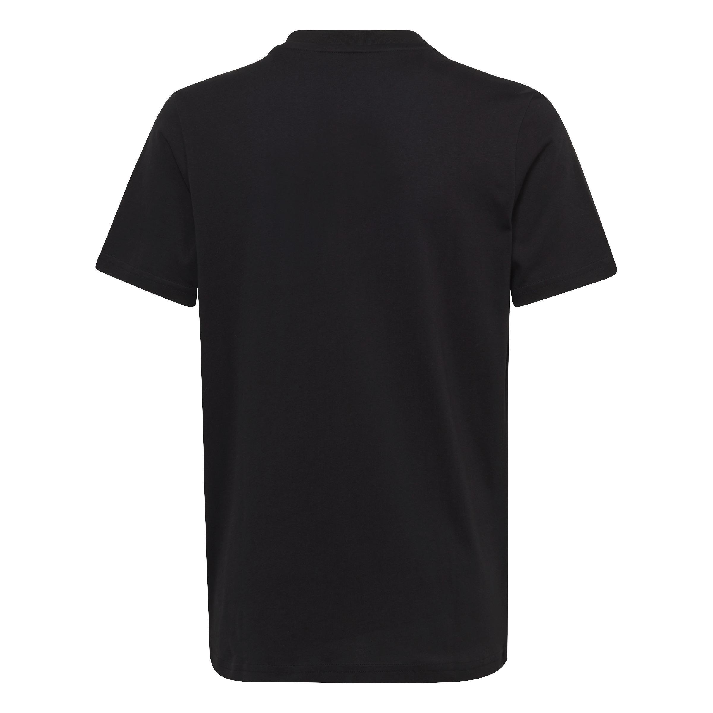 Kids Unisex Essentials Big Logo Cotton T-Shirt, Black, , large image number 2