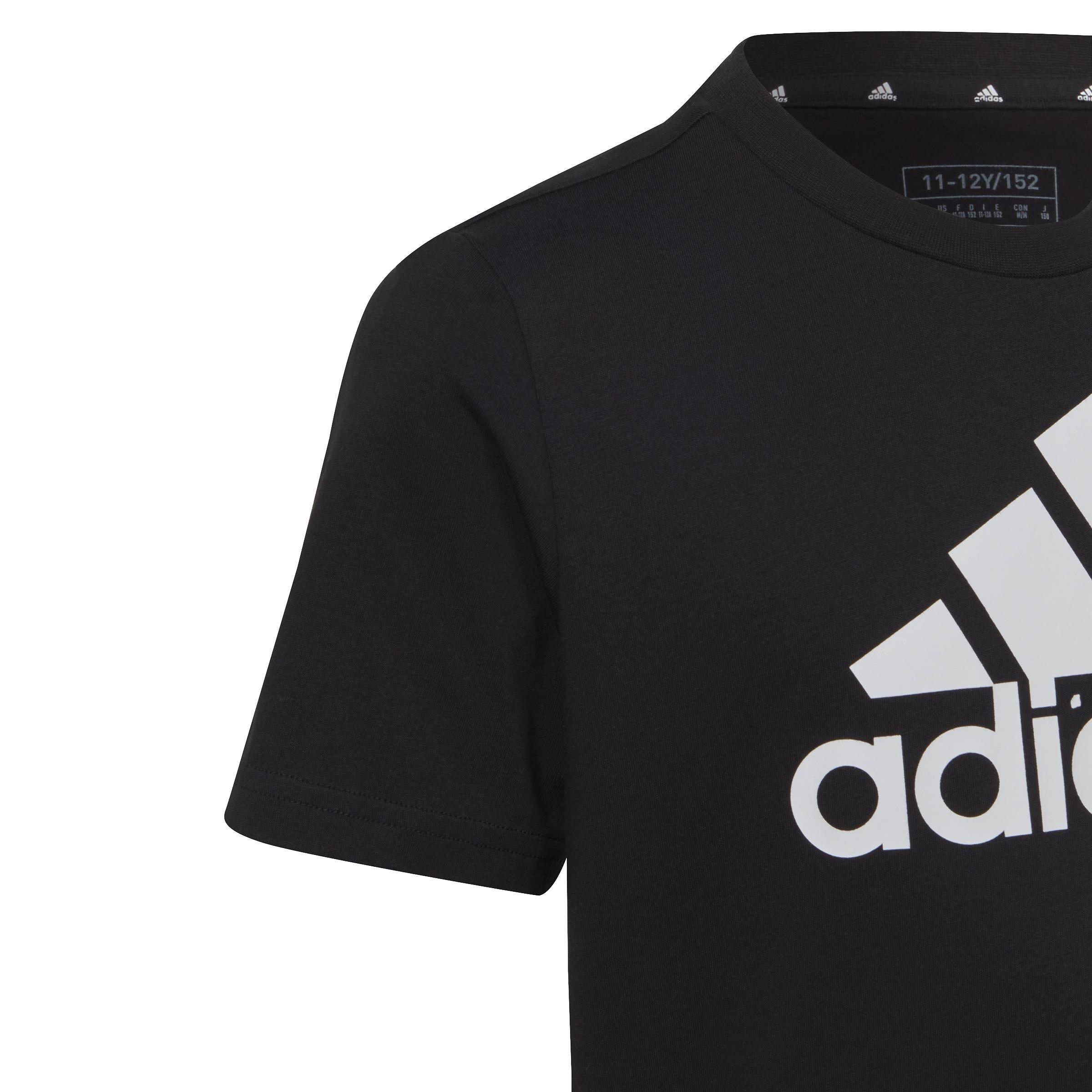 Kids Unisex Essentials Big Logo Cotton T-Shirt, Black, , large image number 5