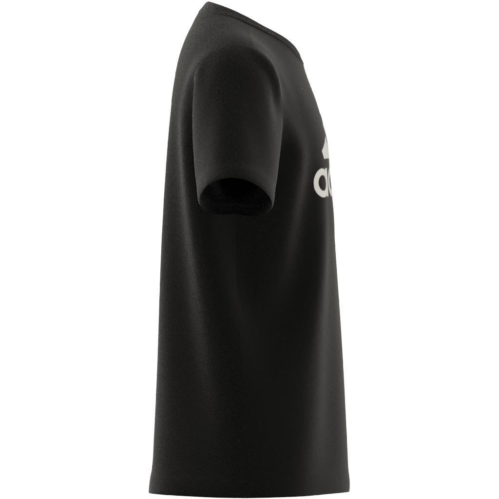 Kids Unisex Essentials Big Logo Cotton T-Shirt, Black, , large image number 8