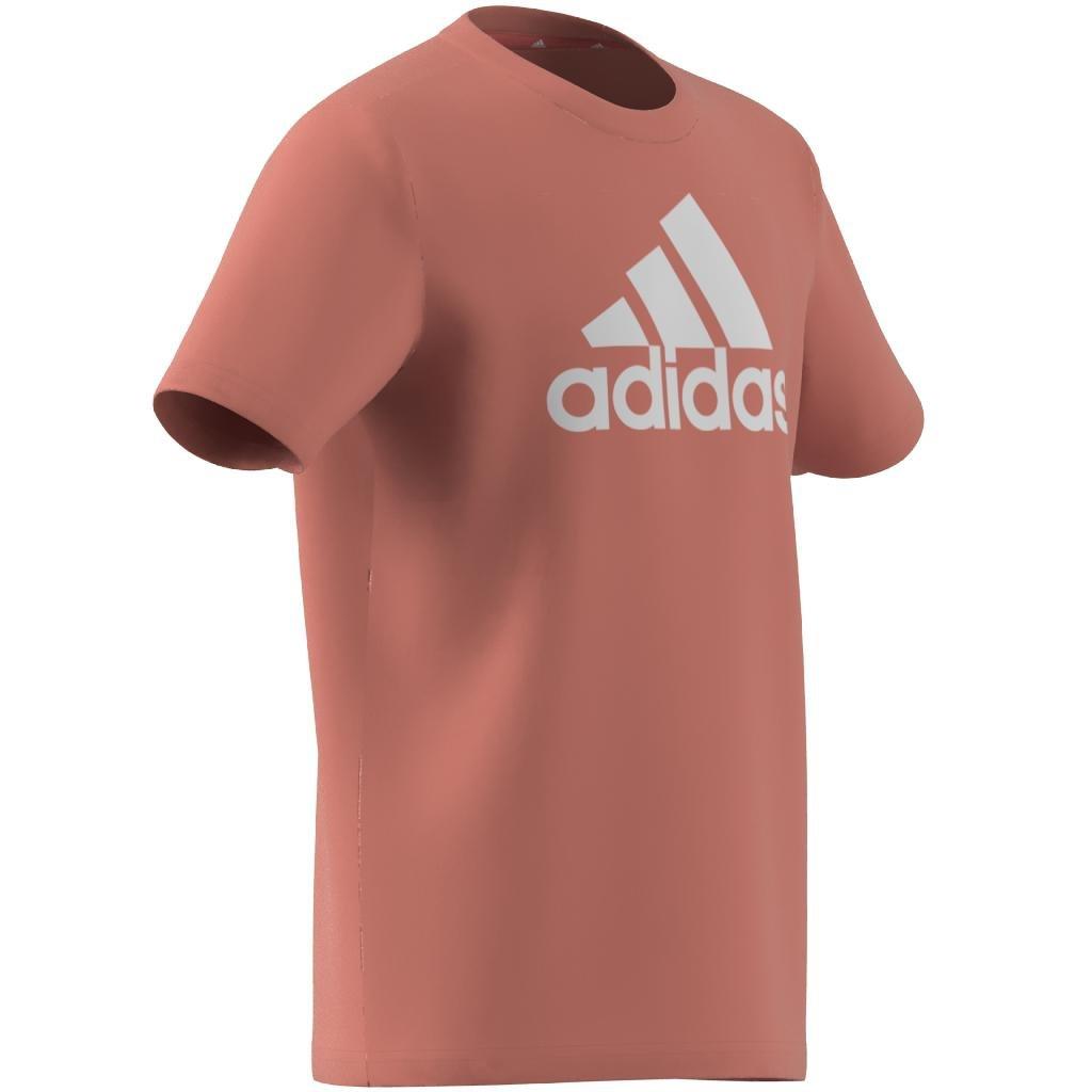 Unisex Kids Essentials Big Logo Cotton T-Shirt, Orange, , large image number 5