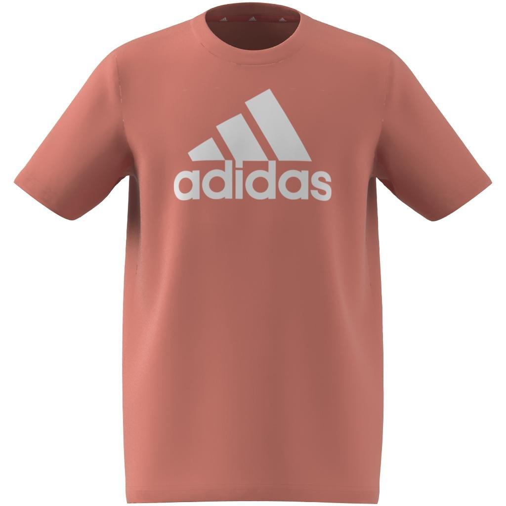 Unisex Kids Essentials Big Logo Cotton T-Shirt, Orange, , large image number 6