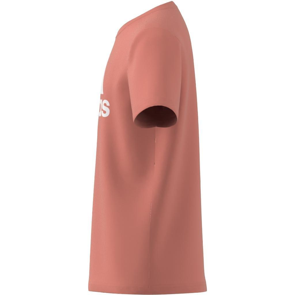 Unisex Kids Essentials Big Logo Cotton T-Shirt, Orange, , large image number 8