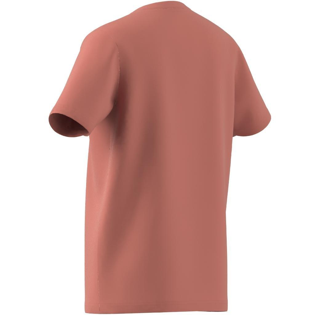 Unisex Kids Essentials Big Logo Cotton T-Shirt, Orange, , large image number 9