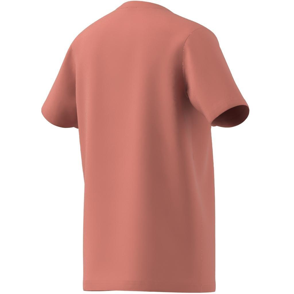 Unisex Kids Essentials Big Logo Cotton T-Shirt, Orange, , large image number 10