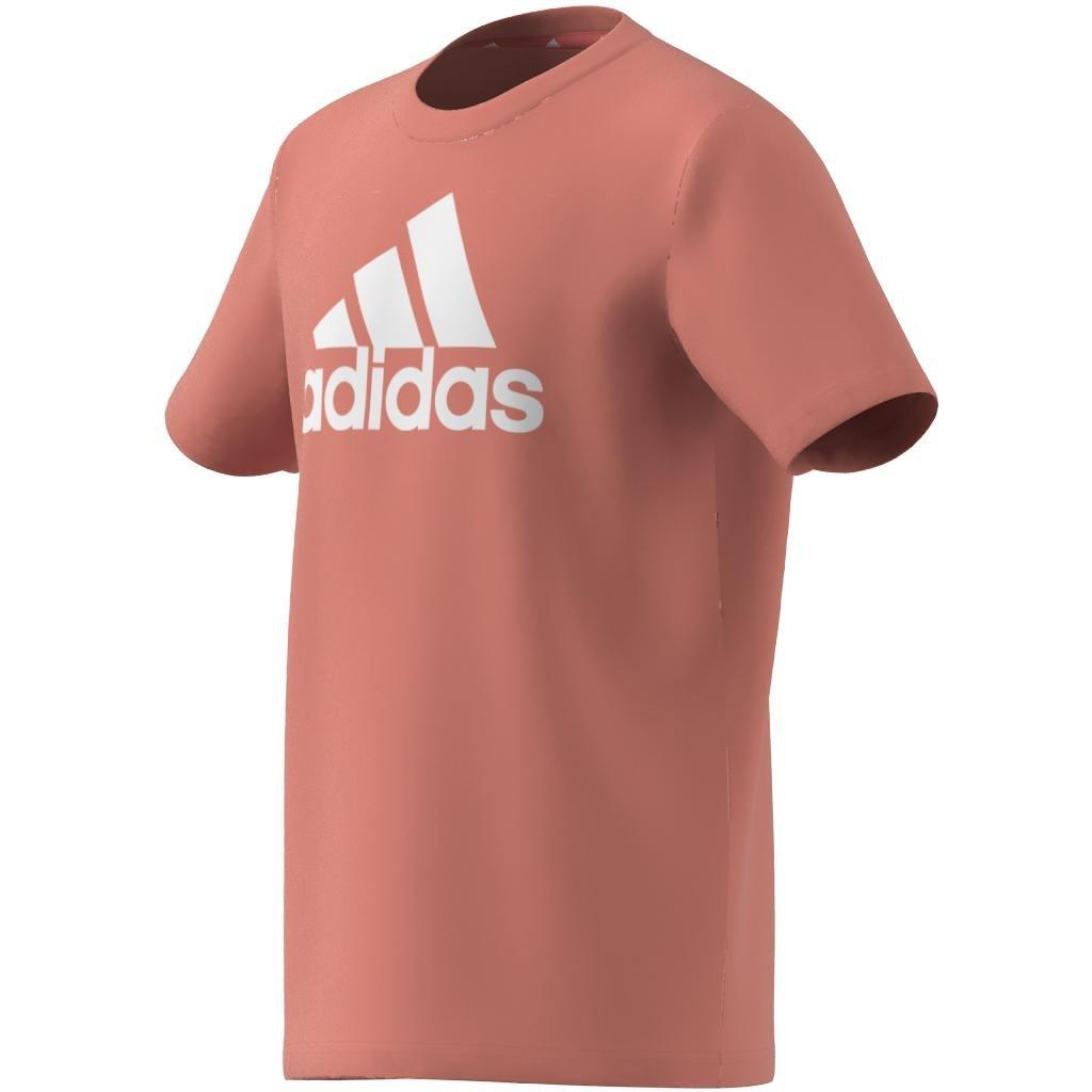 Unisex Kids Essentials Big Logo Cotton T-Shirt, Orange, , large image number 11