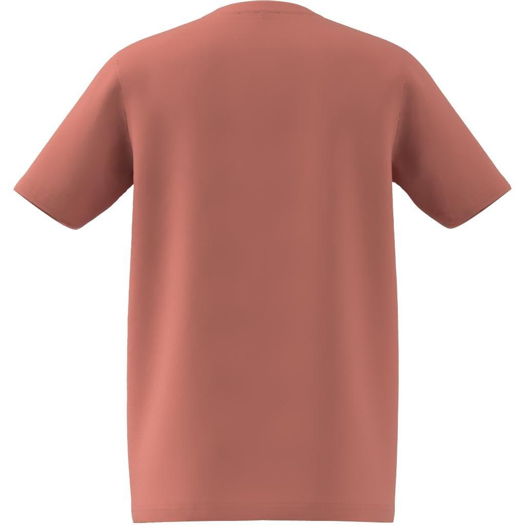 Unisex Kids Essentials Big Logo Cotton T-Shirt, Orange, A901_ONE, large image number 12