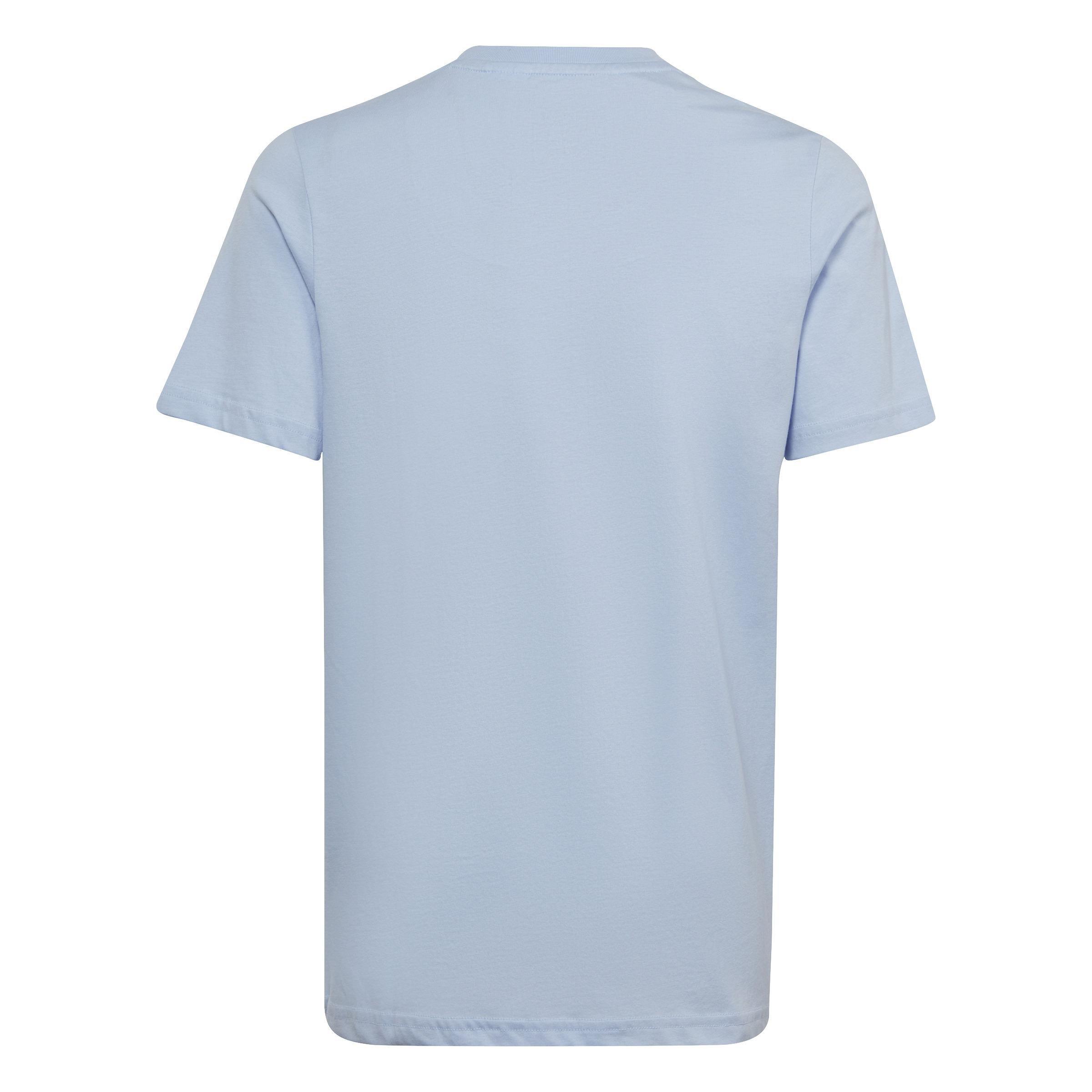 Unisex Kids Essentials Big Logo Cotton T-Shirt, Blue, , large image number 1