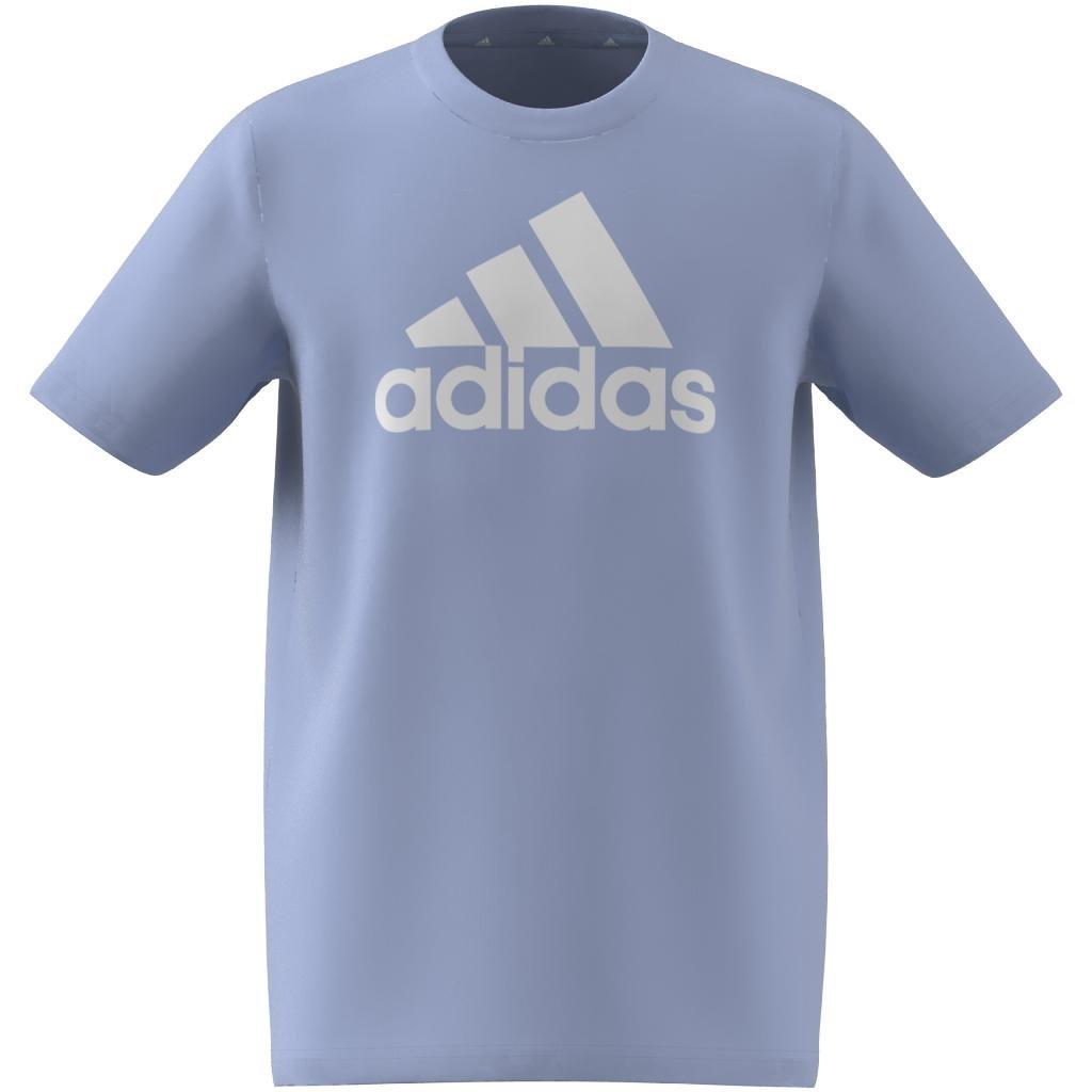 Unisex Kids Essentials Big Logo Cotton T-Shirt, Blue, , large image number 7