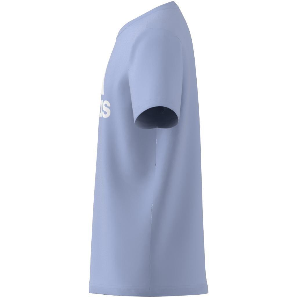 Unisex Kids Essentials Big Logo Cotton T-Shirt, Blue, , large image number 11