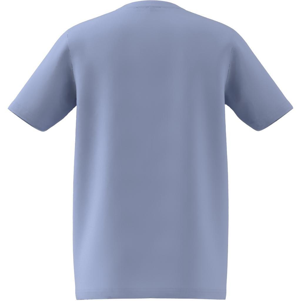 Unisex Kids Essentials Big Logo Cotton T-Shirt, Blue, , large image number 12