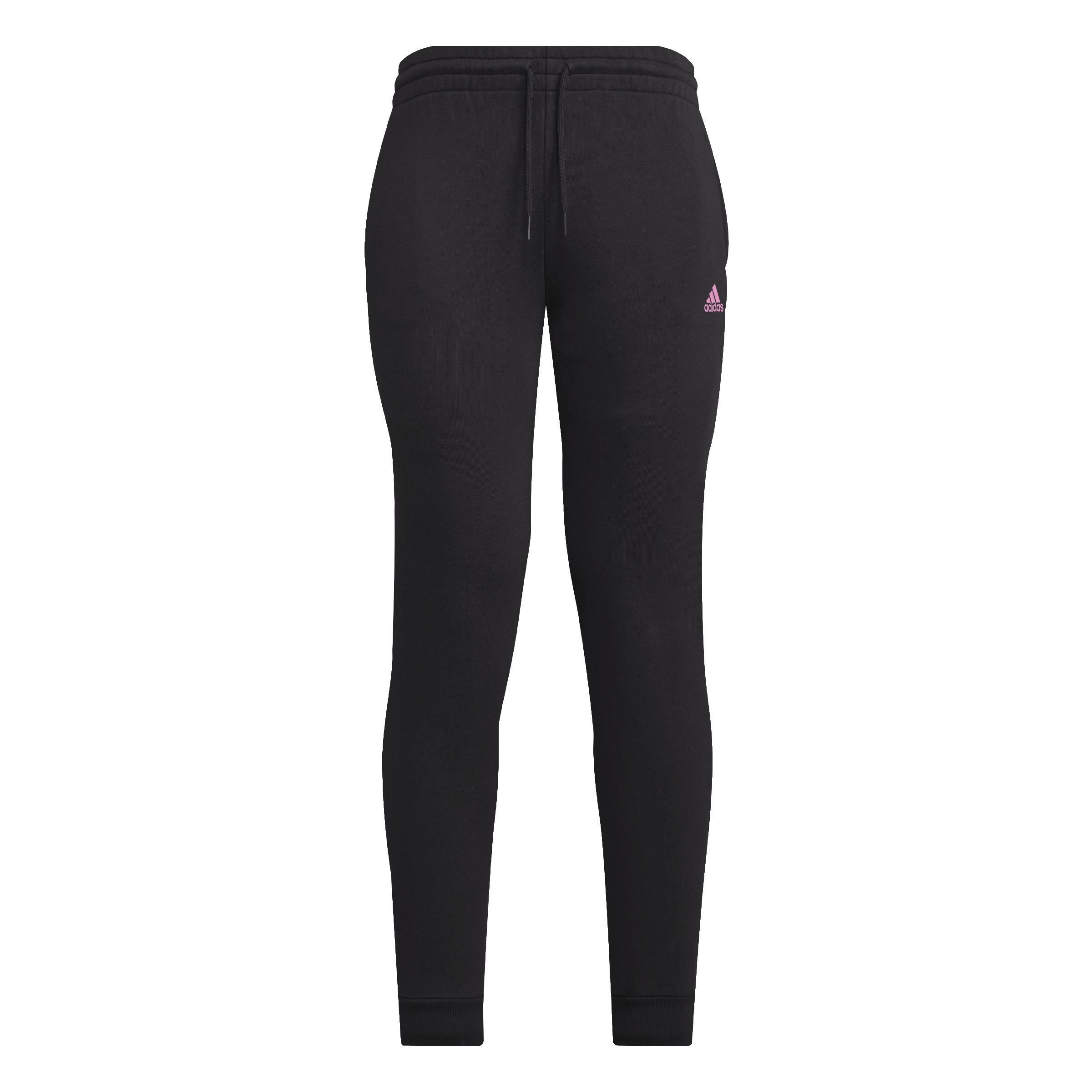 Essentials Linear French Terry Cuffed Joggers, Black, A901_ONE, medium