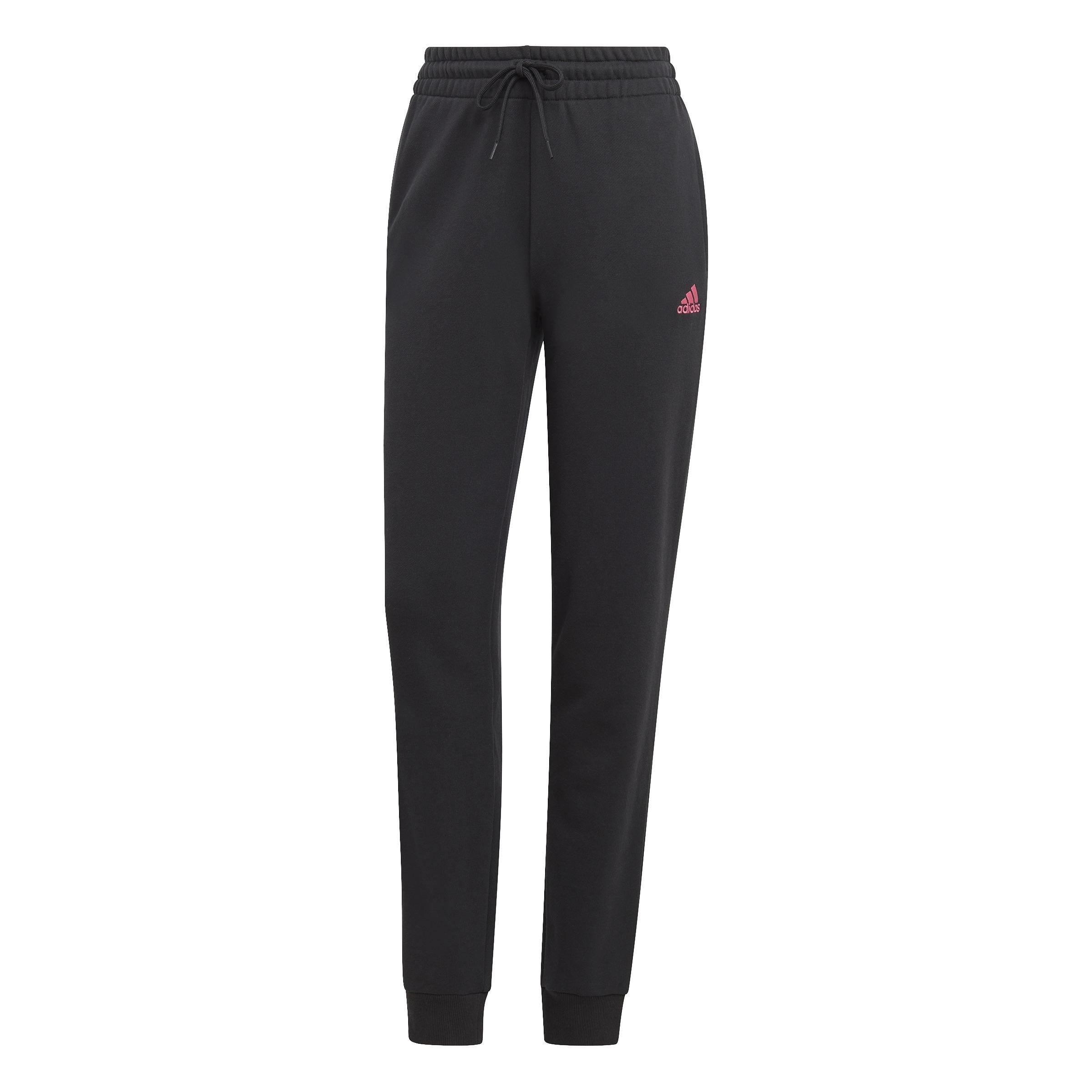 Essentials Linear French Terry Cuffed Joggers, Black, , large image number 1
