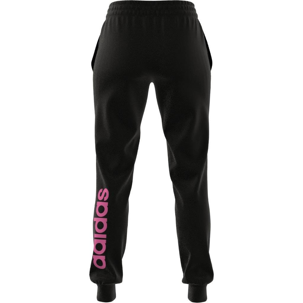 Essentials Linear French Terry Cuffed Joggers, Black, , large image number 4