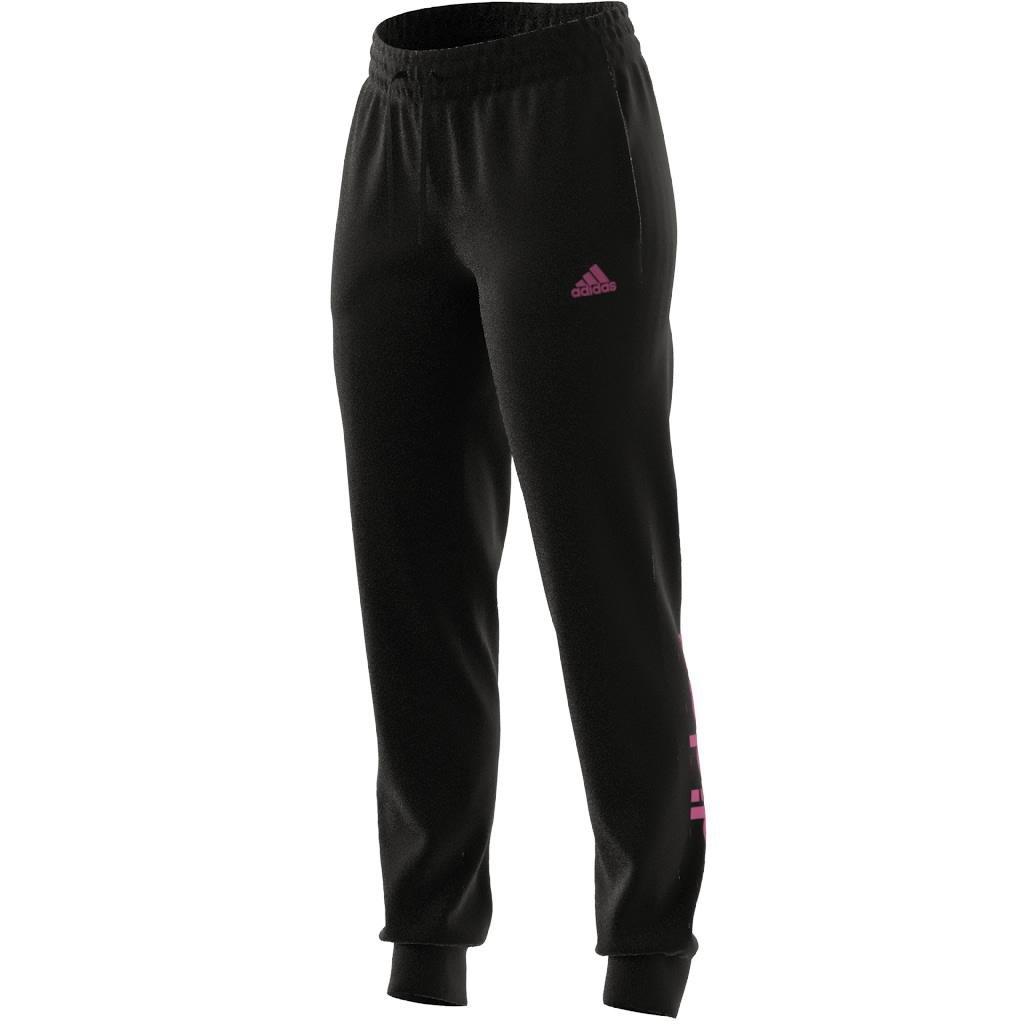 Essentials Linear French Terry Cuffed Joggers, Black, , large image number 10