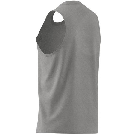 Men Train Essentials Feelready Training Tank Top, Grey, A901_ONE, large image number 10