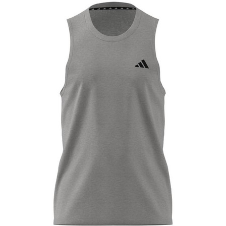 Men Train Essentials Feelready Training Tank Top, Grey, A901_ONE, large image number 12