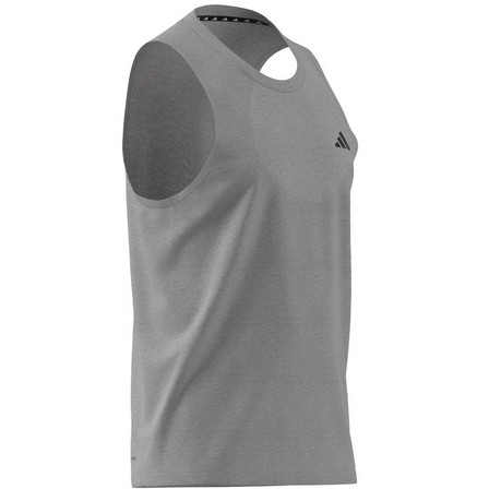 Men Train Essentials Feelready Training Tank Top, Grey, A901_ONE, large image number 13
