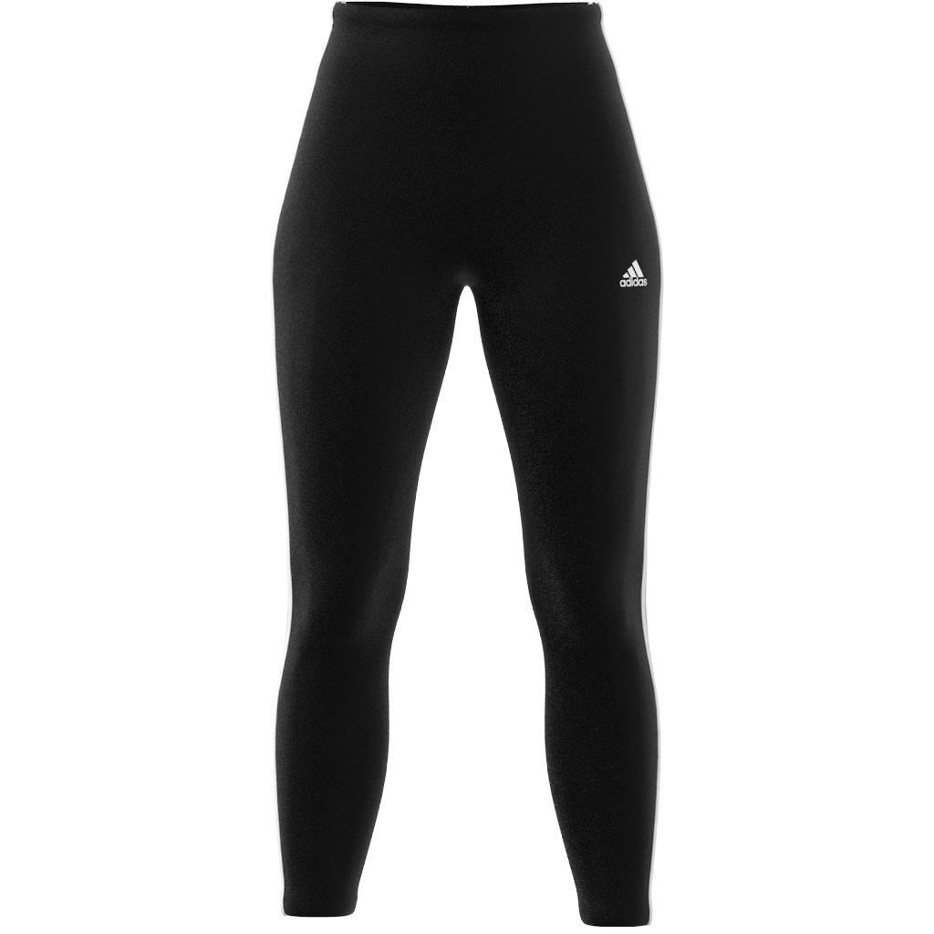 Essentials 3-Stripes High-Waisted Single Jersey Leggings, Black, A901_ONE, large image number 3