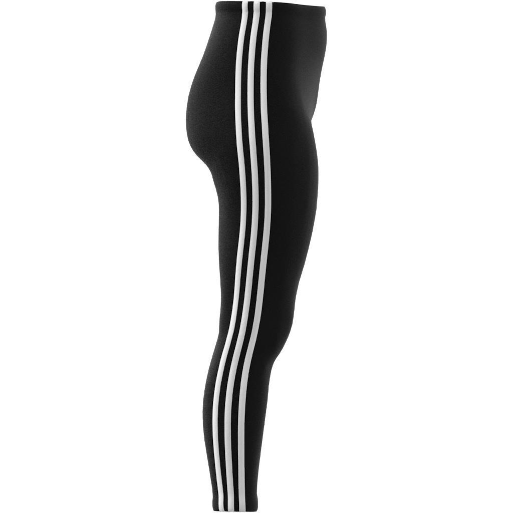 Essentials 3-Stripes High-Waisted Single Jersey Leggings, Black, A901_ONE, large image number 5