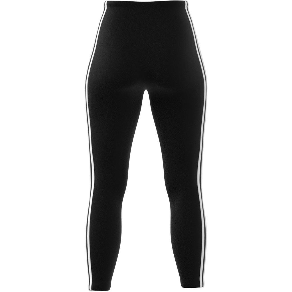 Essentials 3-Stripes High-Waisted Single Jersey Leggings, Black, A901_ONE, large image number 7