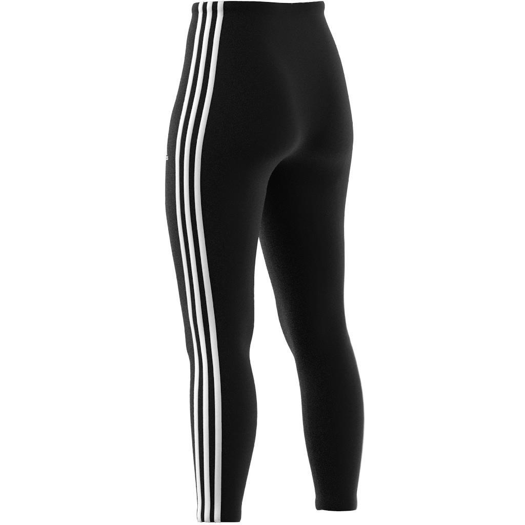 Essentials 3-Stripes High-Waisted Single Jersey Leggings, Black, A901_ONE, large image number 9