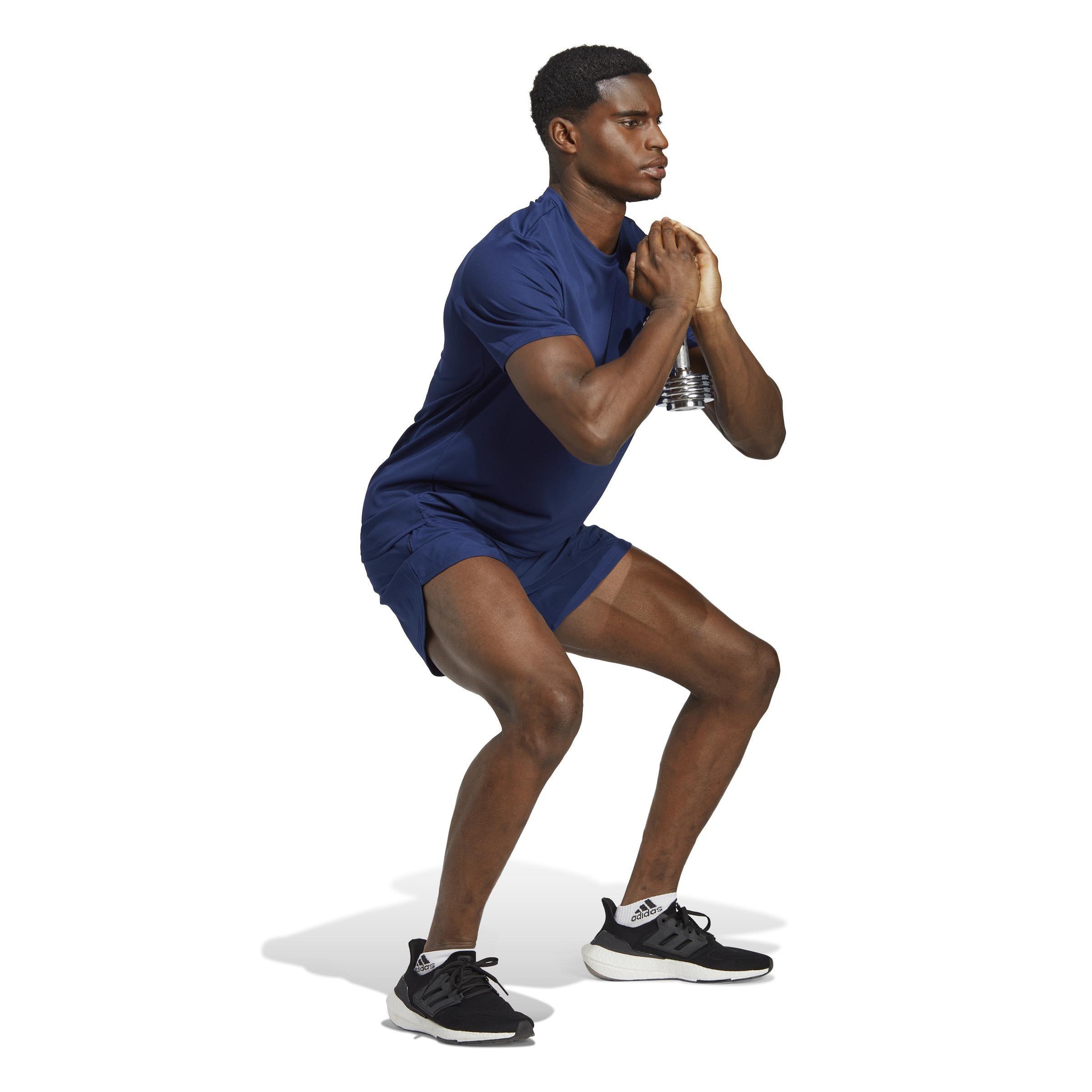 Aeroready Designed For Movement Shorts, Blue, , large image number 1