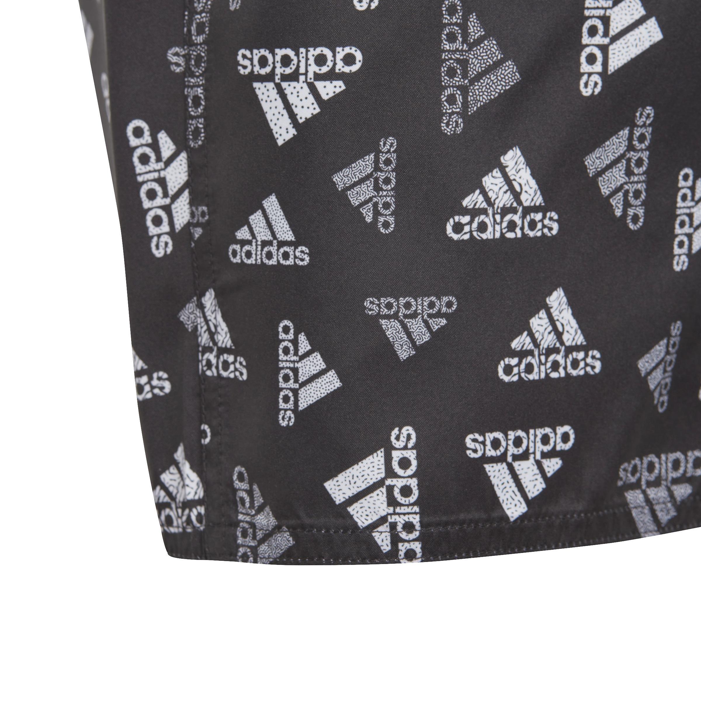 Kids Logo Print Clx Swim Shorts, Black, , large image number 3