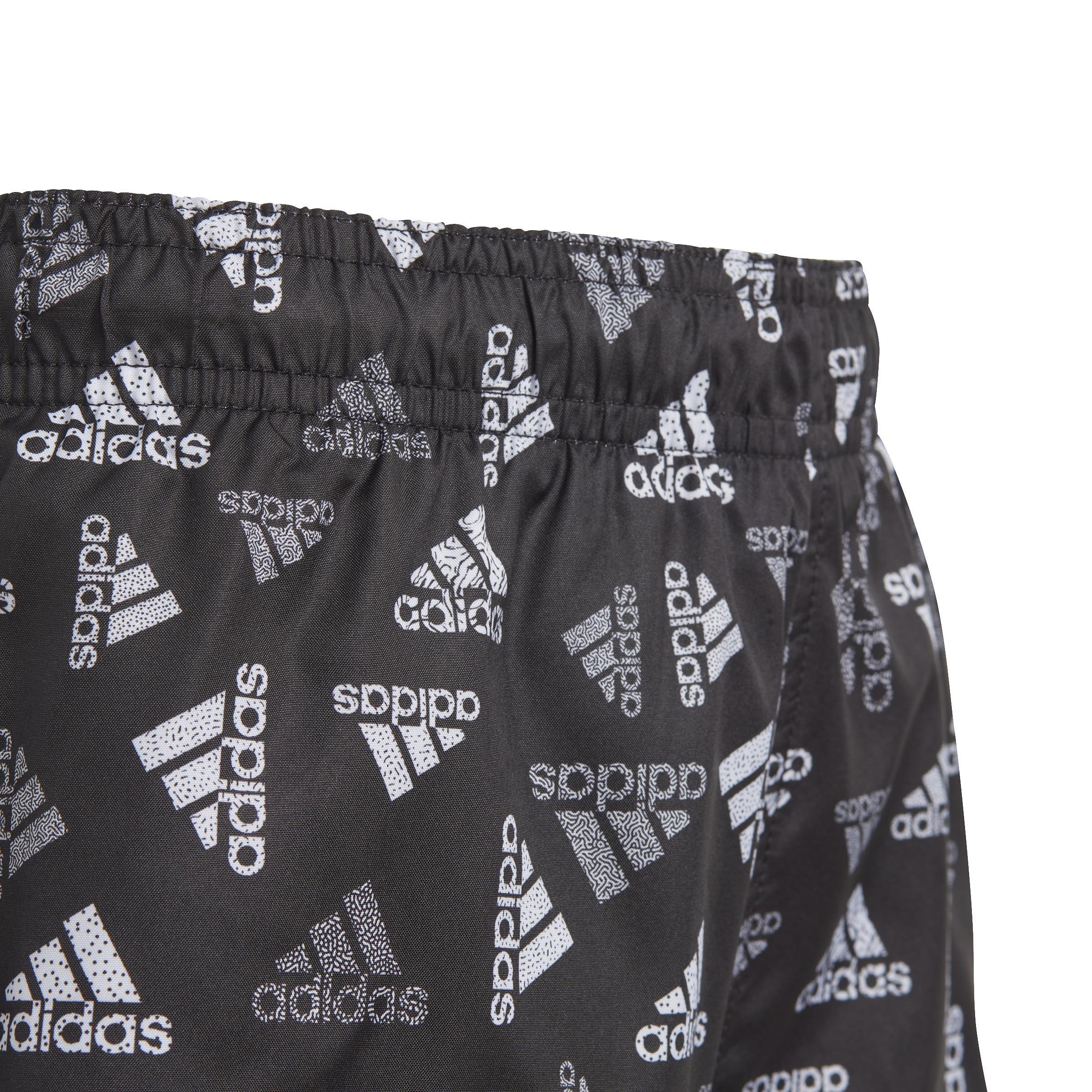 Kids Logo Print Clx Swim Shorts, Black, , large image number 4